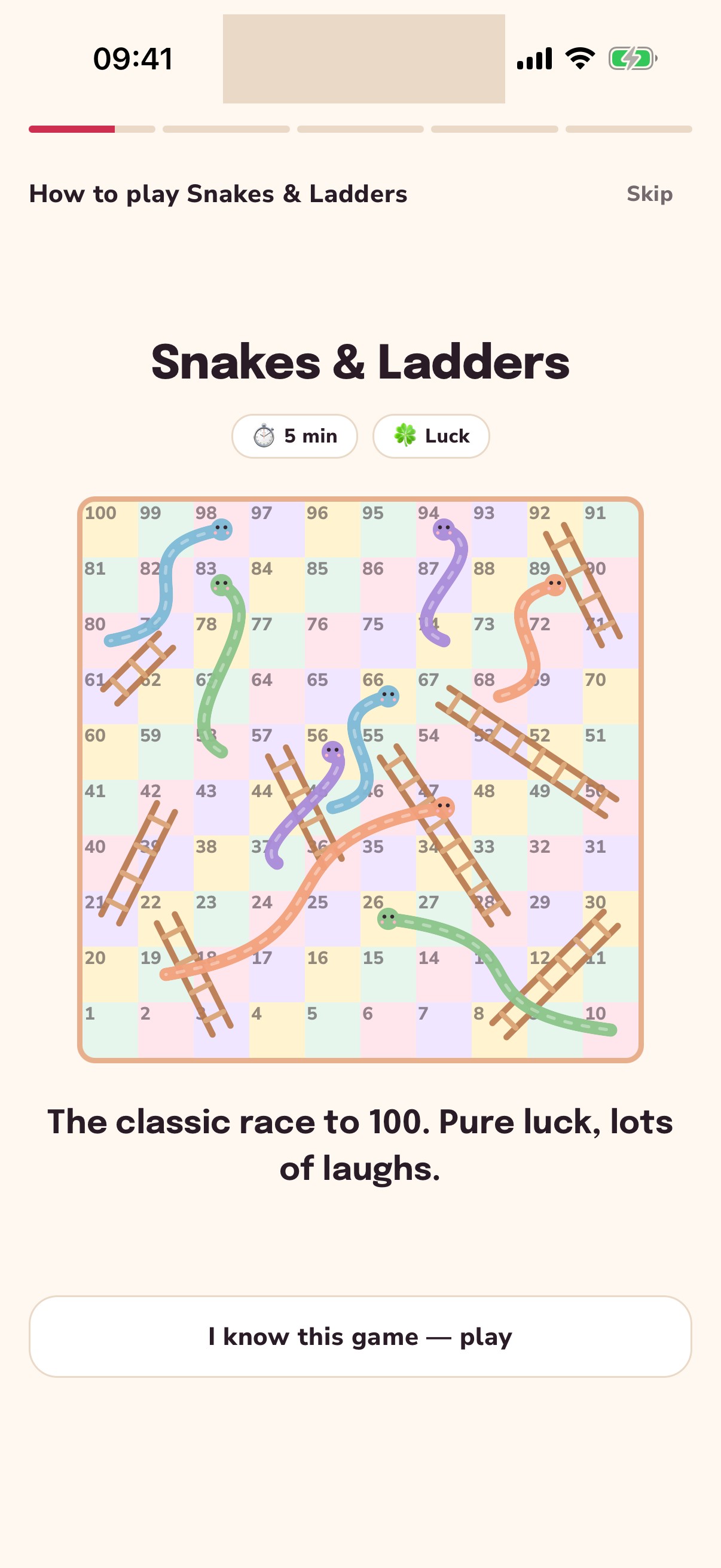 Snakes and Ladders