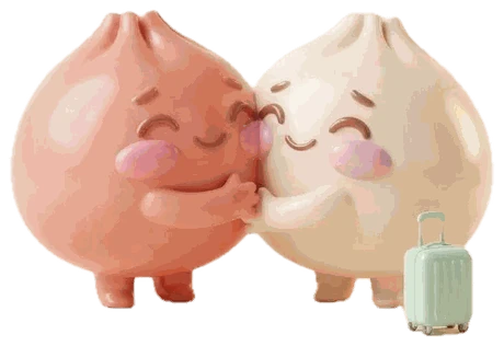 two momos reunited